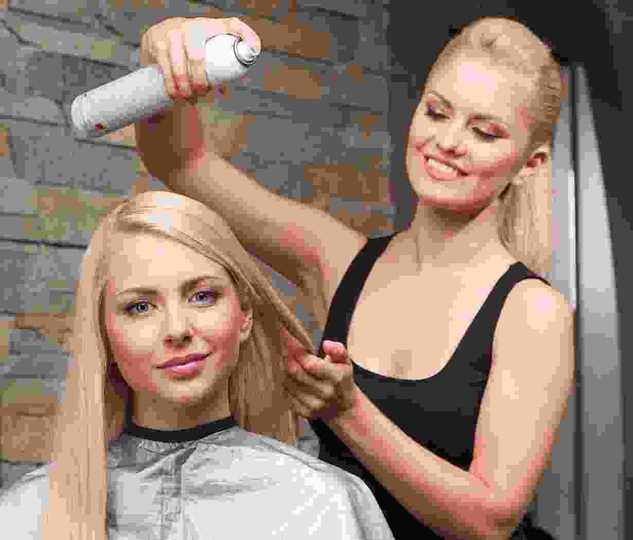 Natural hair spray for women
