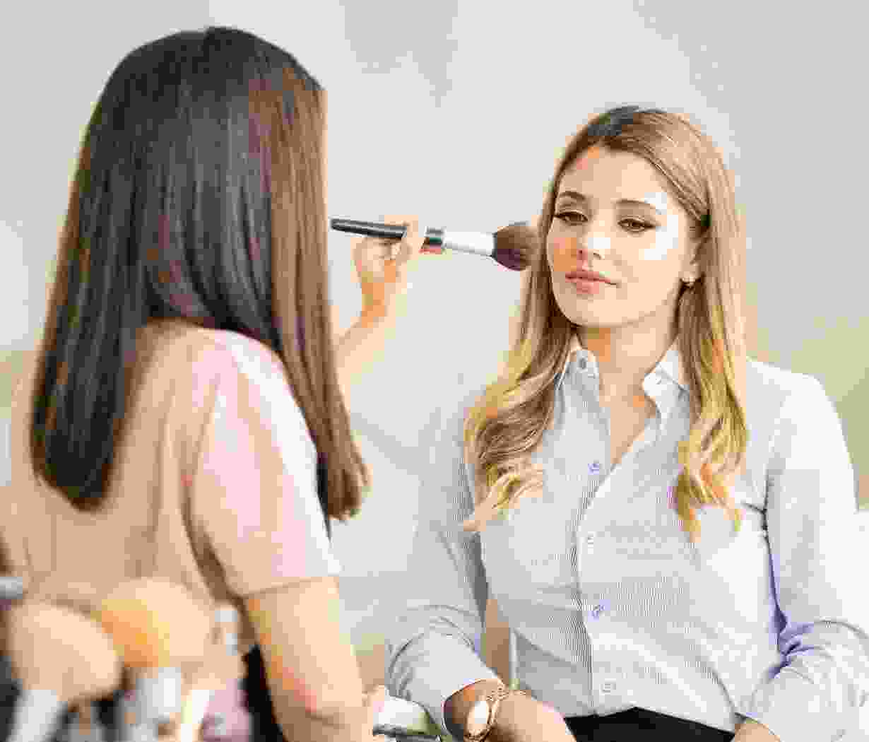Classy professional makeup